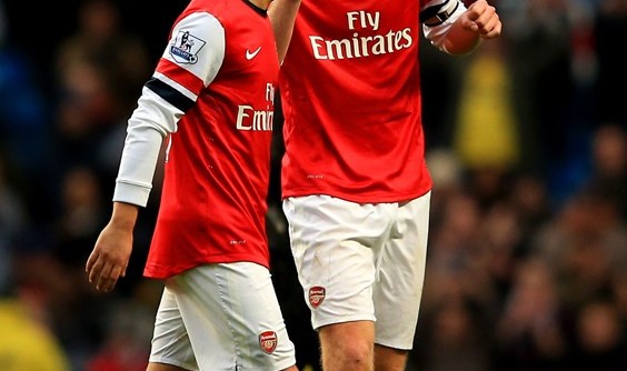  阿森纳终结曼城联赛二十场不败  